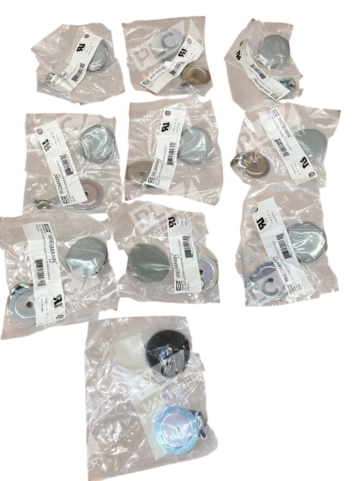 Hubbell Wiegmann Oil Tight Hole Seals Gasketed 3/4" Holes WAS075 (Box of 10) - Image 6