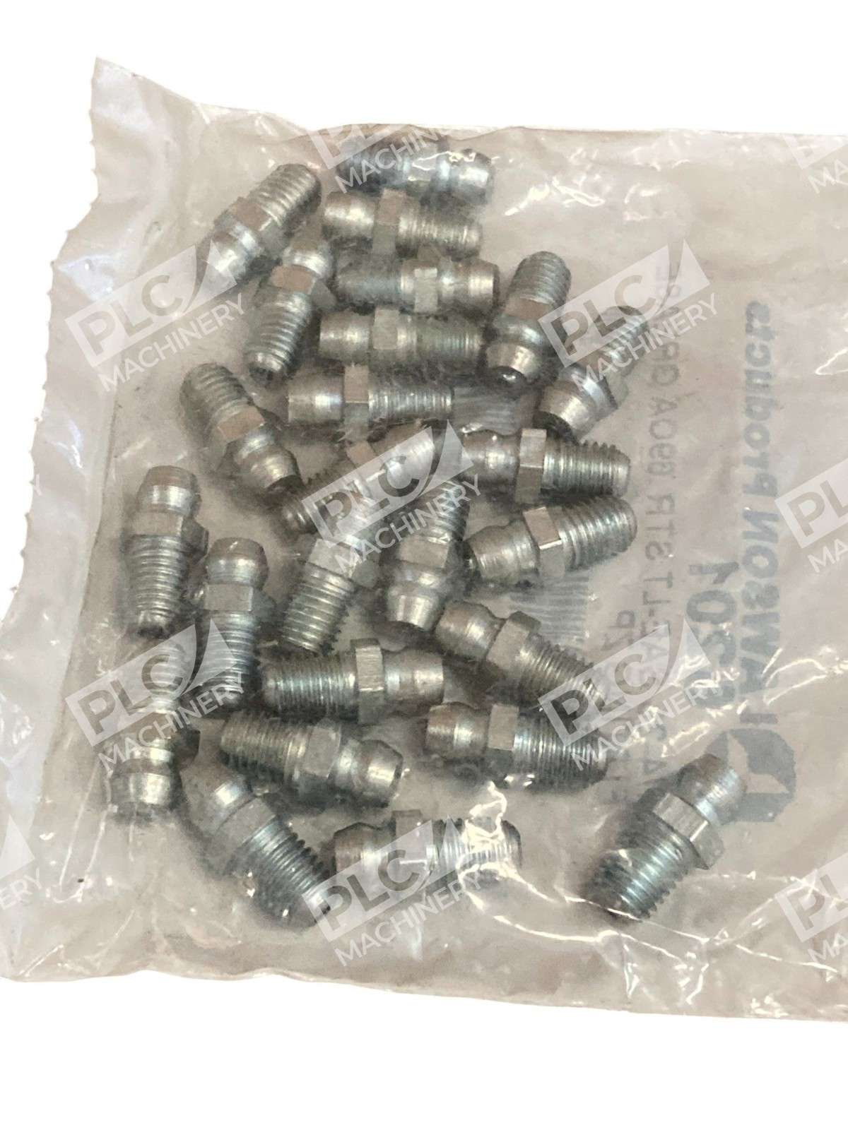 Lawson Products 1/4-28 SAE-LT STR 0.69OA Grease Fitting ZP 6201 (Bag of 25) - Image 6