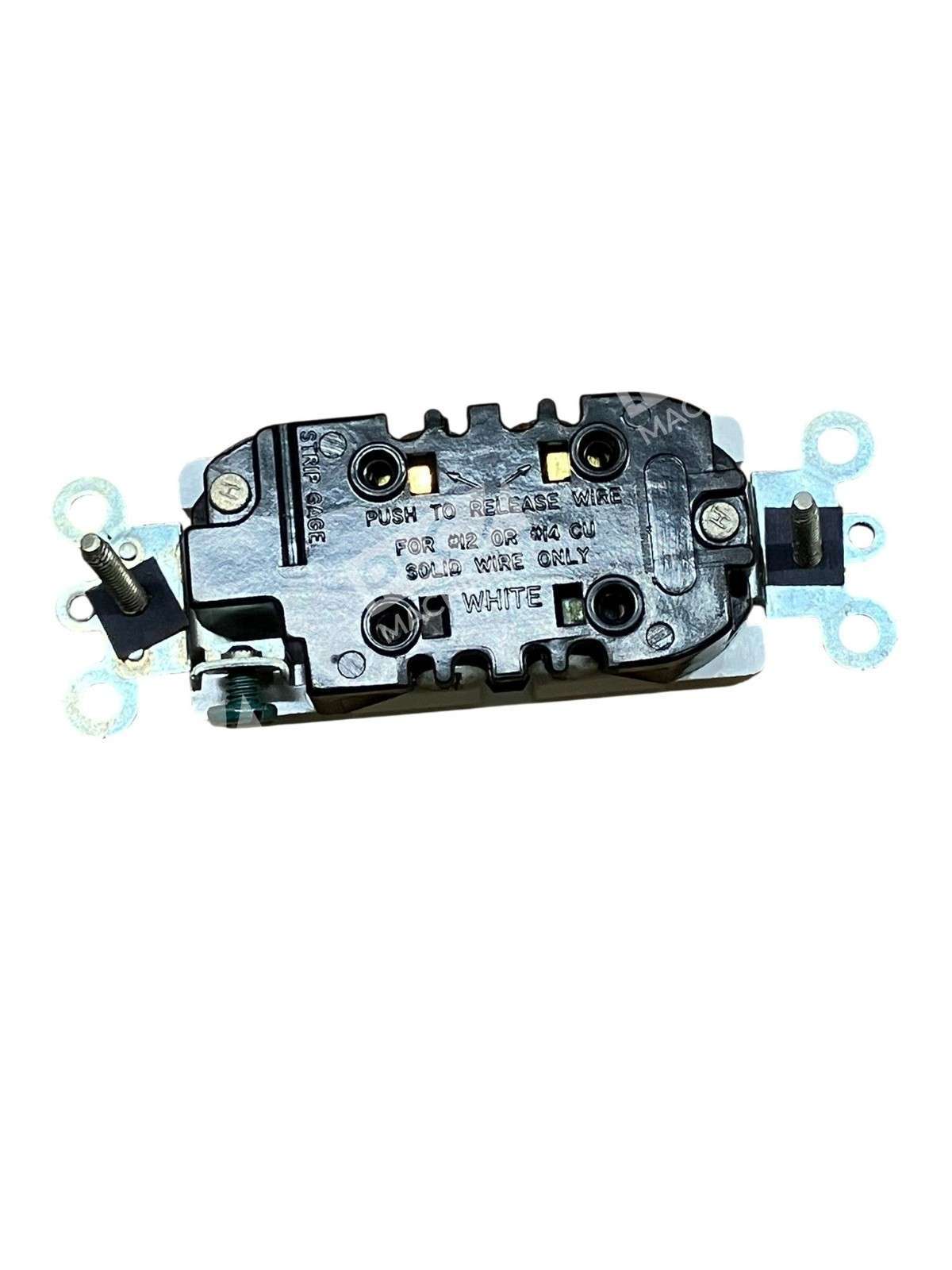 Leviton Decora 5325-W Duplex Receptacle 125V 15A White Quickwire Outlet - Image 6