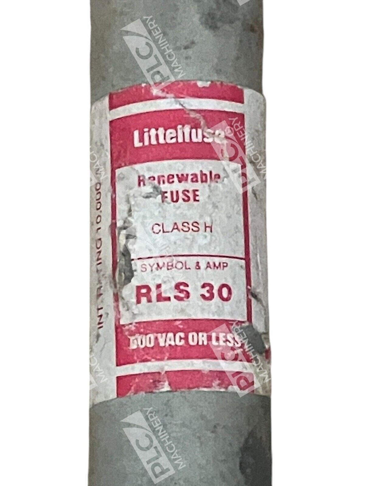Littelfuse Renewable Class H 30A 600VAC Fuse RLS-30 - Image 3