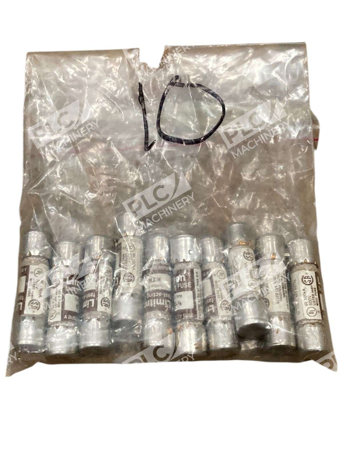 Lot of 10 Bussmann KTK-1/8 Limitron Fuse