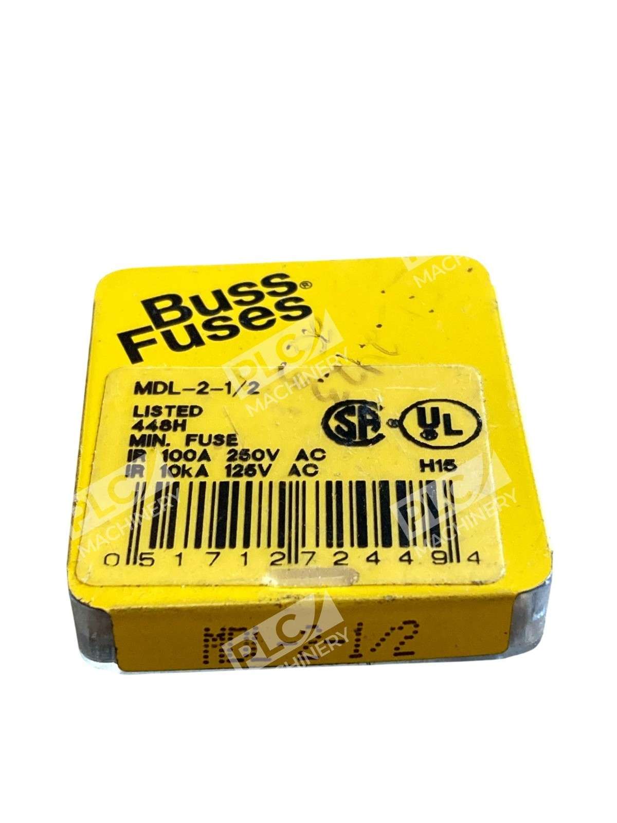 Lot of 3 Bussmann MDL-2-1/2 Fuses 5 Per Box - Image 6