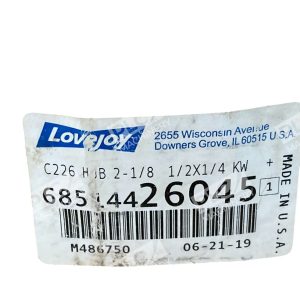 Lovejoy C 226 685144 26045 C226 Hub 2 18 12X14 KW 68514426045 226886793436