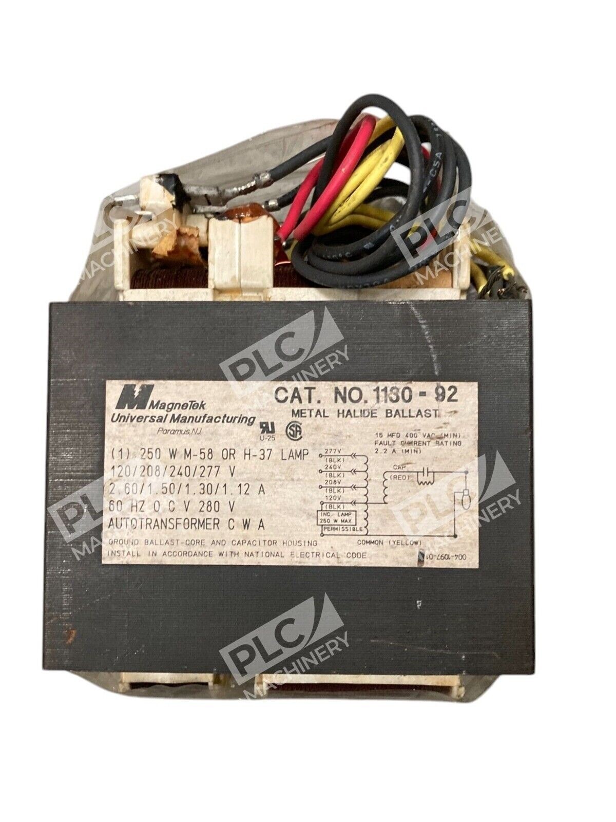 MagneTek Metal Halide Ballast 1130-92