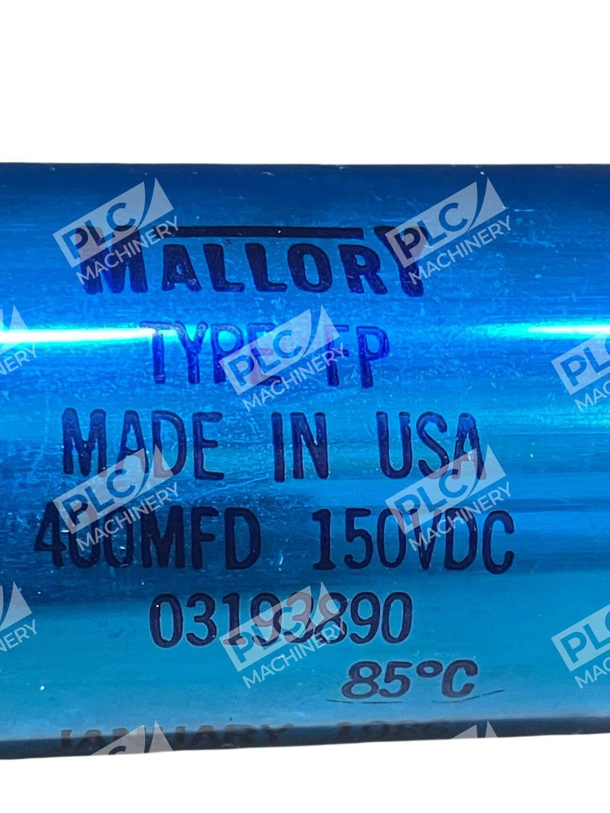 Mallory 03193890 Type FP Aluminum Electrolytic Capacitor 400 MFD 150VDC - Image 4