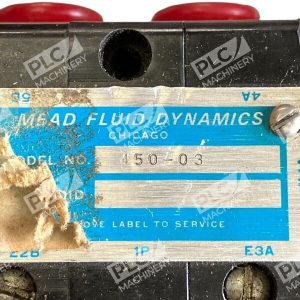 Mead Fluid Dynamics Solenoid Pneumatic Valve 450 03 227032823506