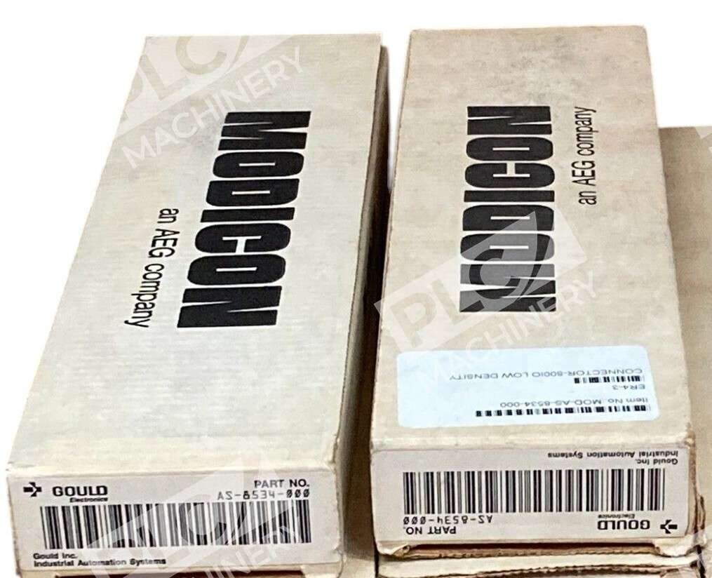 Modicon AEG Gould Low Density Connector Set AS-8534-000 (lot of 2)