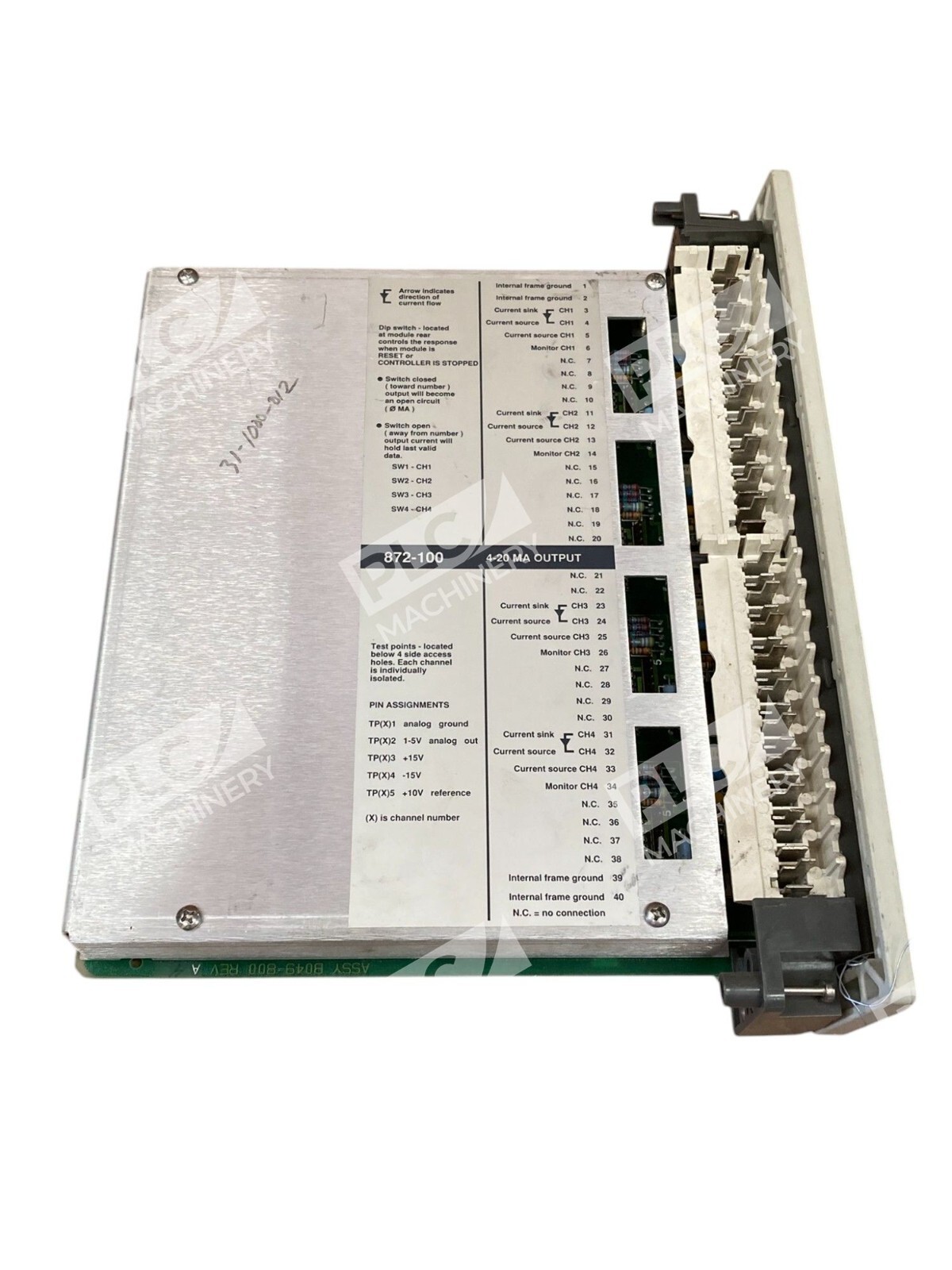 Modicon AEG Schneider B872-100 4-20MA Analog Current Output AS-B872-100 - Image 5