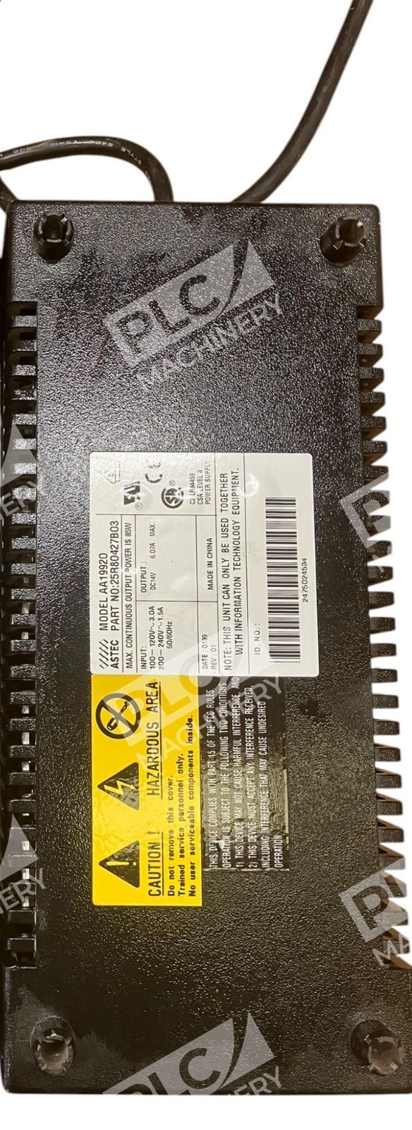 Motorola 25R80427B03 Astec 6.07A Power Adapter Radio Charger AA19920 - Image 4