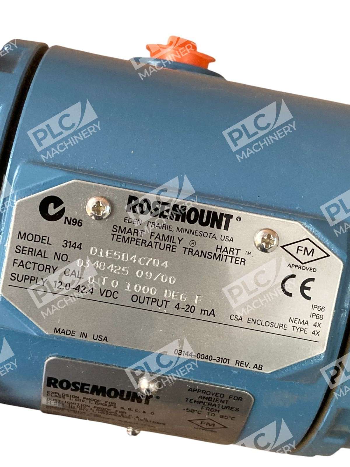 Rosemount 3144 D1E5B4C7Q4 Temperature Transmitter - Image 4