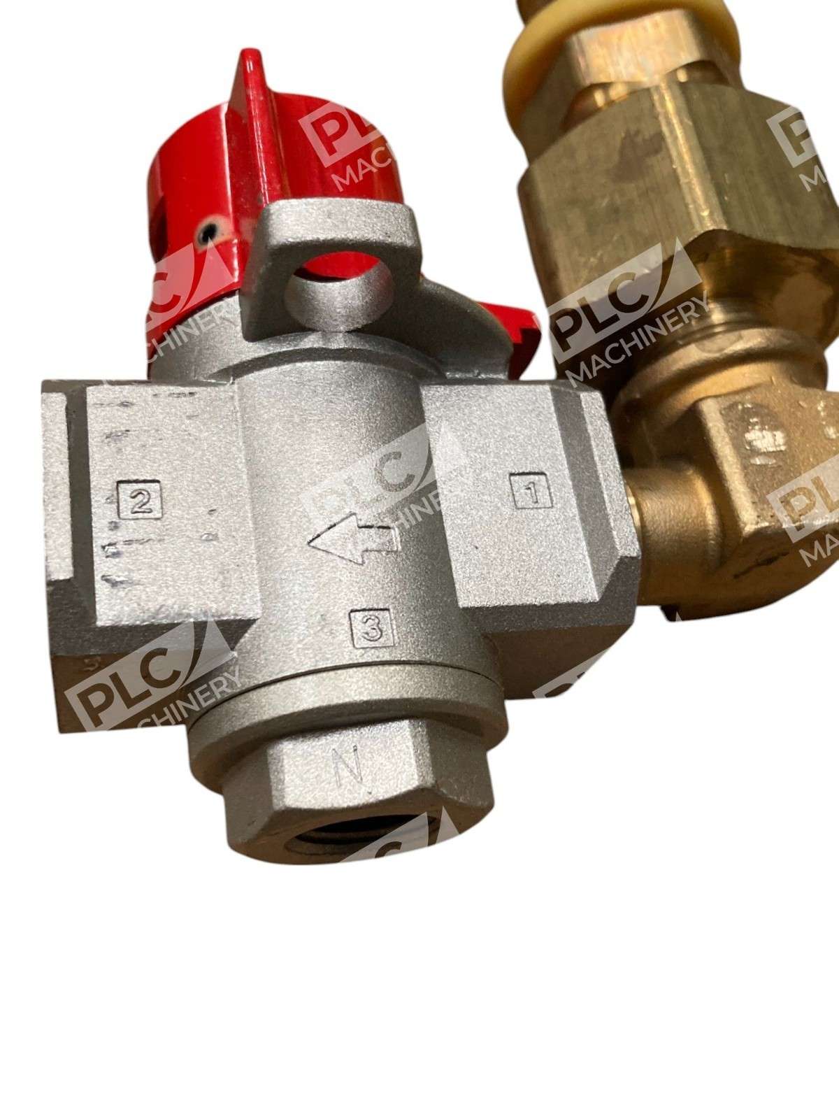 SMC VH830-N03-Z PNEUMATIC AIR LOCK OUT SHUT OFF VALVE 15-150 PSI - Image 3
