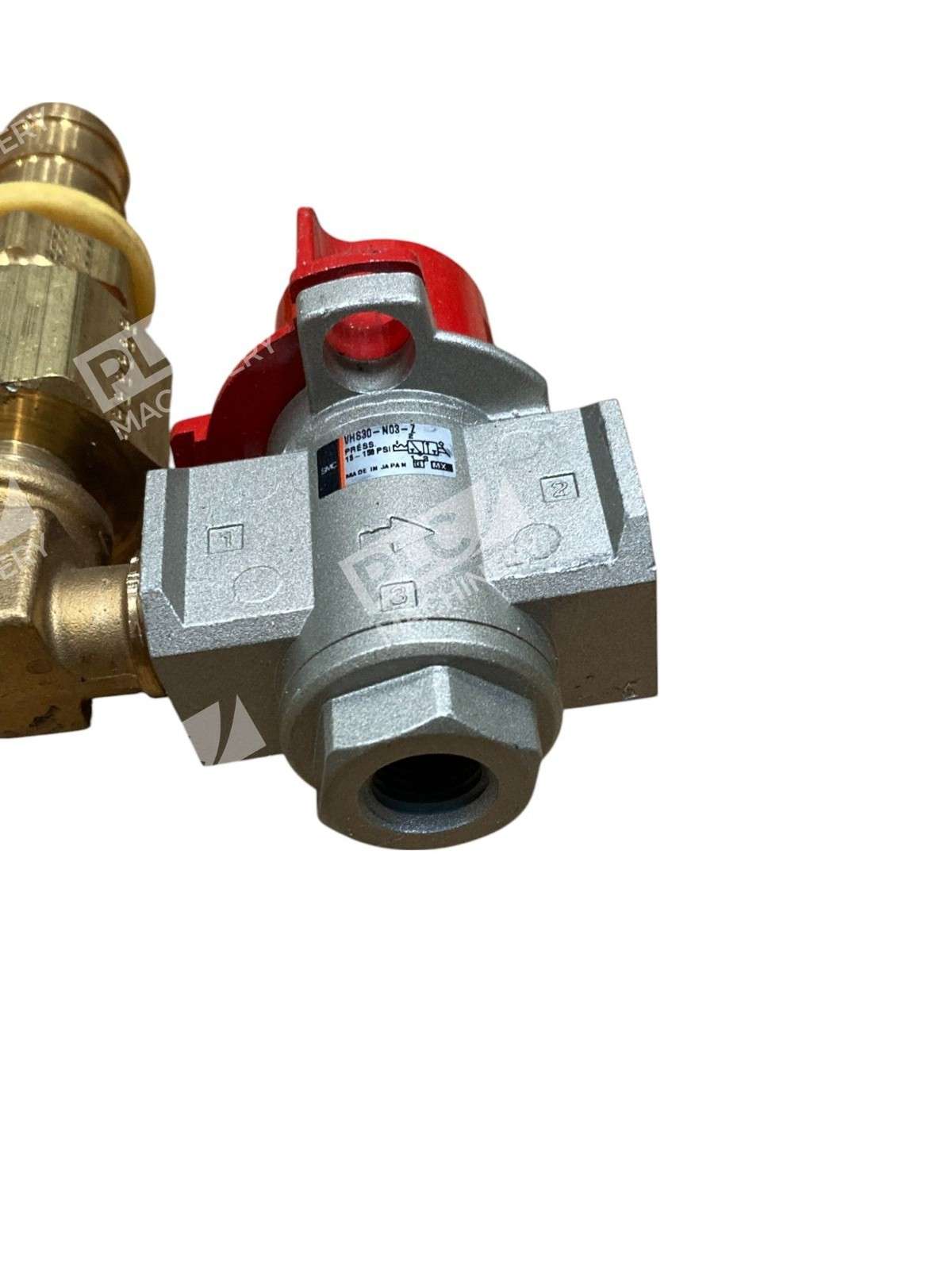 SMC VH830-N03-Z PNEUMATIC AIR LOCK OUT SHUT OFF VALVE 15-150 PSI - Image 5