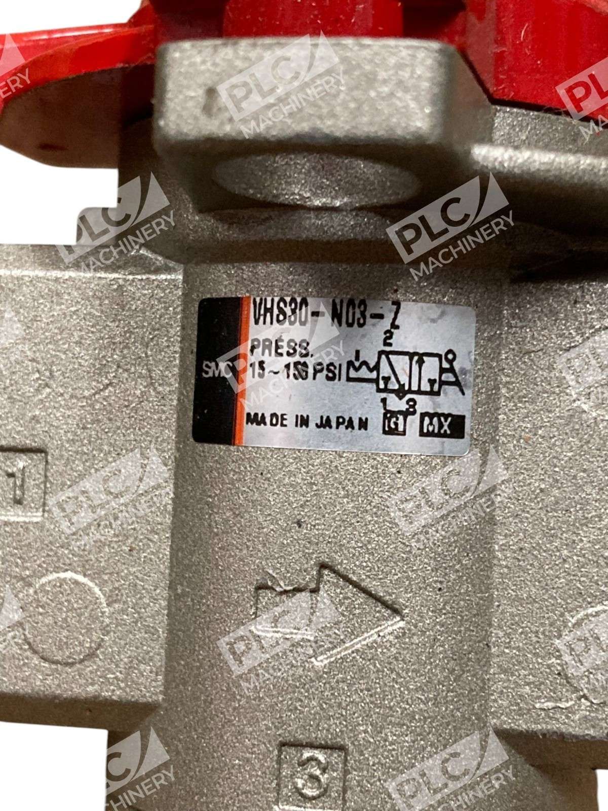 SMC VH830-N03-Z PNEUMATIC AIR LOCK OUT SHUT OFF VALVE 15-150 PSI - Image 6