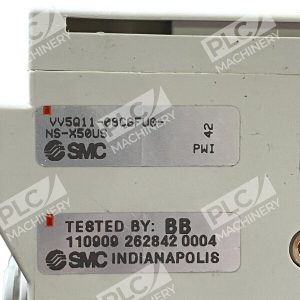 SMC VV5Q11 08C6FU0 NS X50US 8 Station Pneumatic Solenoid Valve Manifold 226985628386