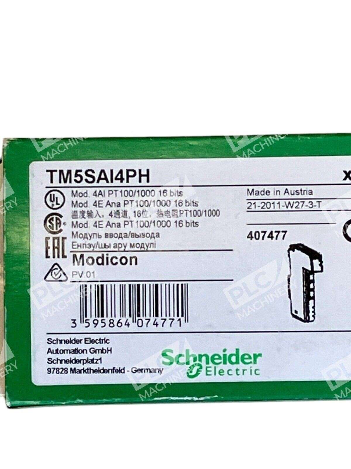 Schneider Electric Modicon 4AI PT100/1000 16bits TM5SAI4PH - Image 3
