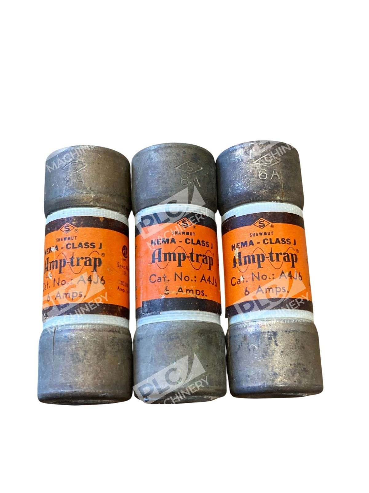 Shawmut Nema-Class J A4J6 Amp-Trap Current Limiting 600V Fuse Lots of 3