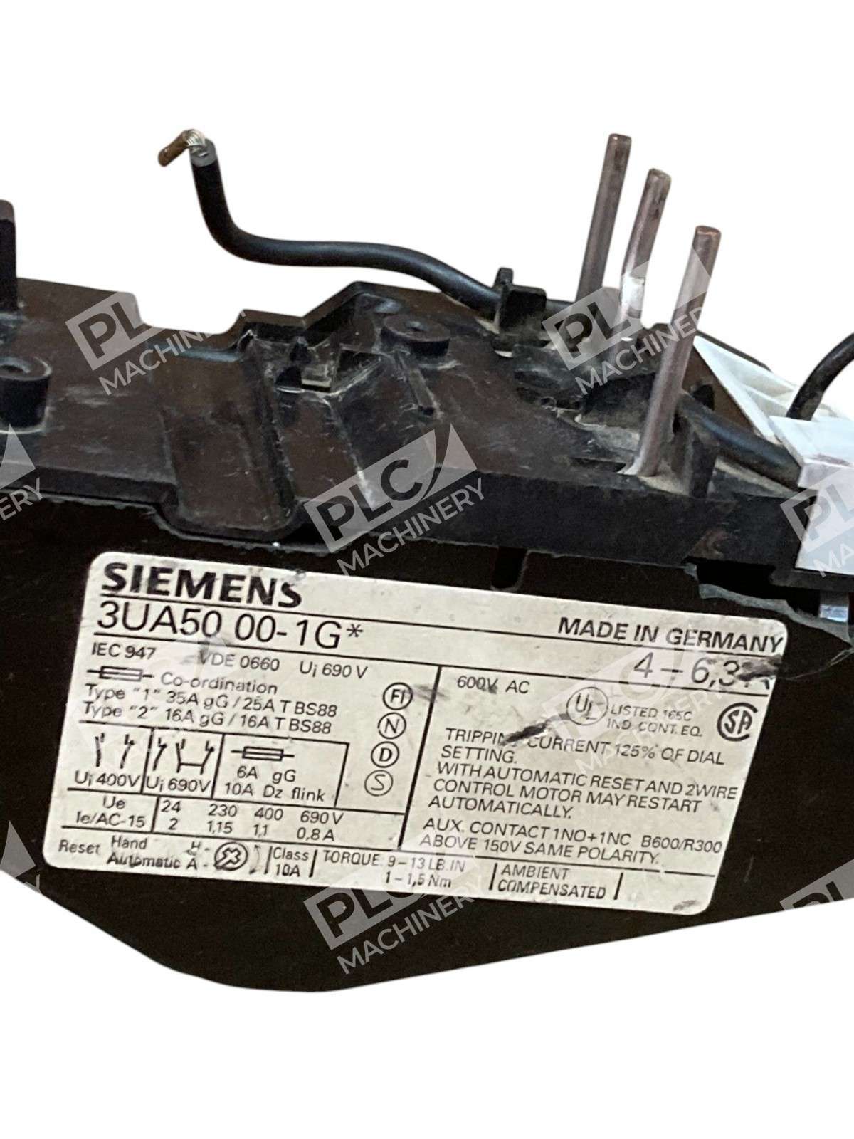 Siemens 3UA50 00-1G Overload Relay - Image 3