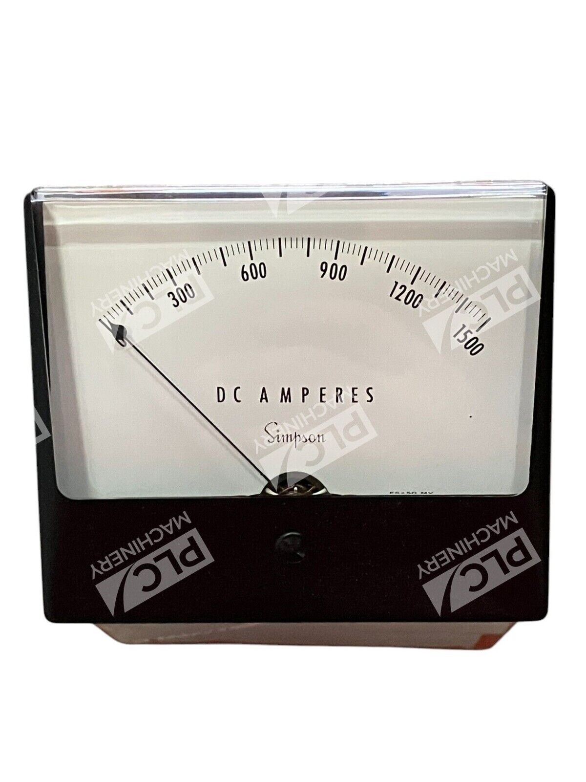 Simpson Ram Meter 47329 1 50MV/15000DCA 0-50DCMV 0-1500 DC Ampere Gauge 1329 - Image 3