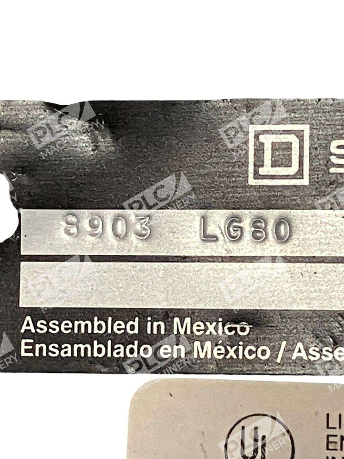 Square D 30A 120V 8 Pole Lighting Contactor 8903-LG80 /D ENCLOSURE ONLY - Image 4