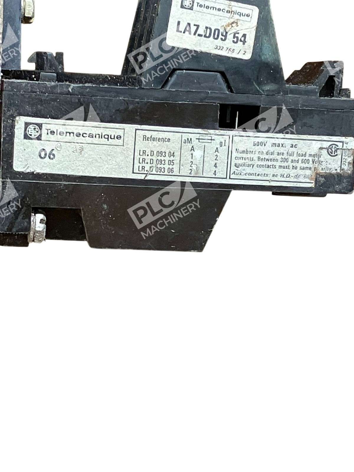 Telemecanique LA7-D09 54 Relay Base Mount for LR1-D09 Overload Relays - Image 5