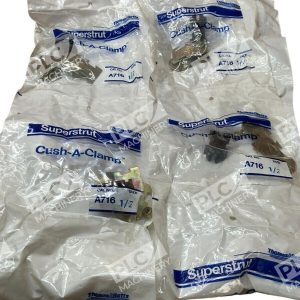 Thomas & Betts A716 1/2 Superstrut Cush-A-Clamp (lot of 4)