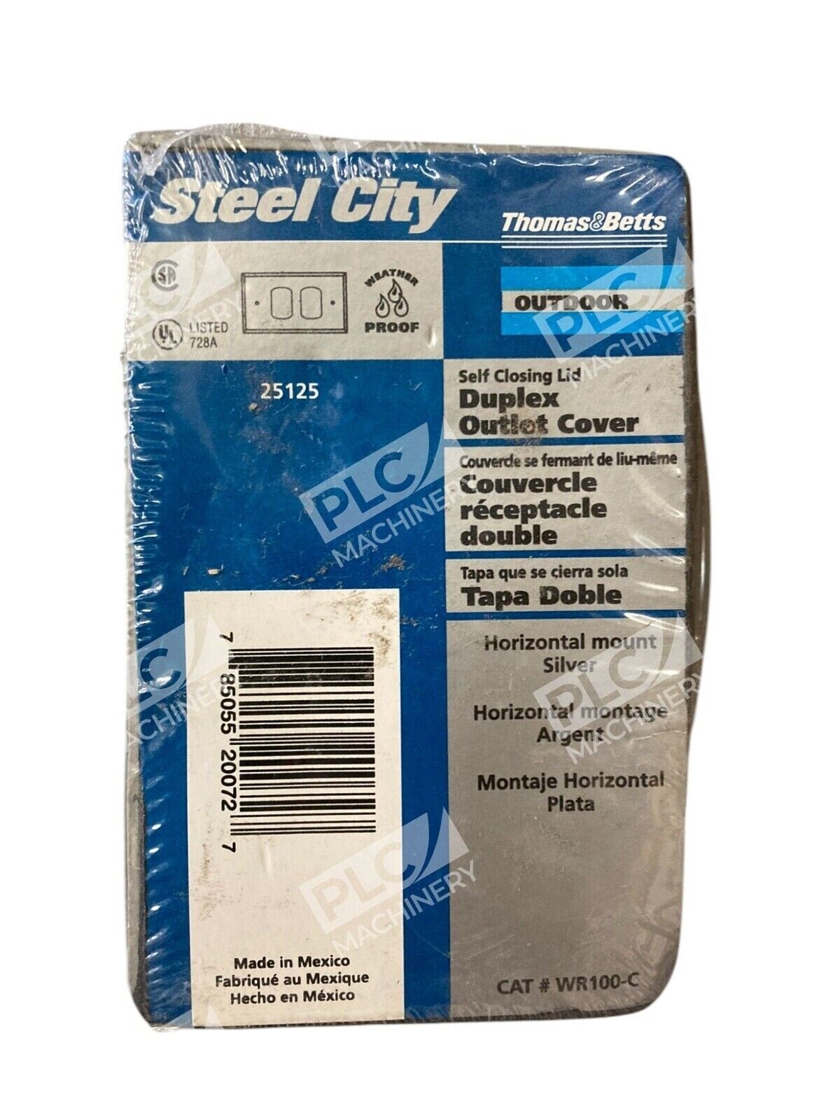 Thomas Betts Steel City 25125 Duplex Outlet Cover WR100-C (lot of 2) - Image 5