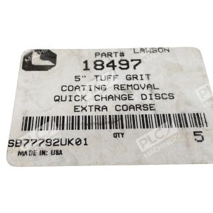 Tuff Grit Lawson 5 X Coarse Coating Removal Quick Change Disc 18497 Box of 5 226873549306