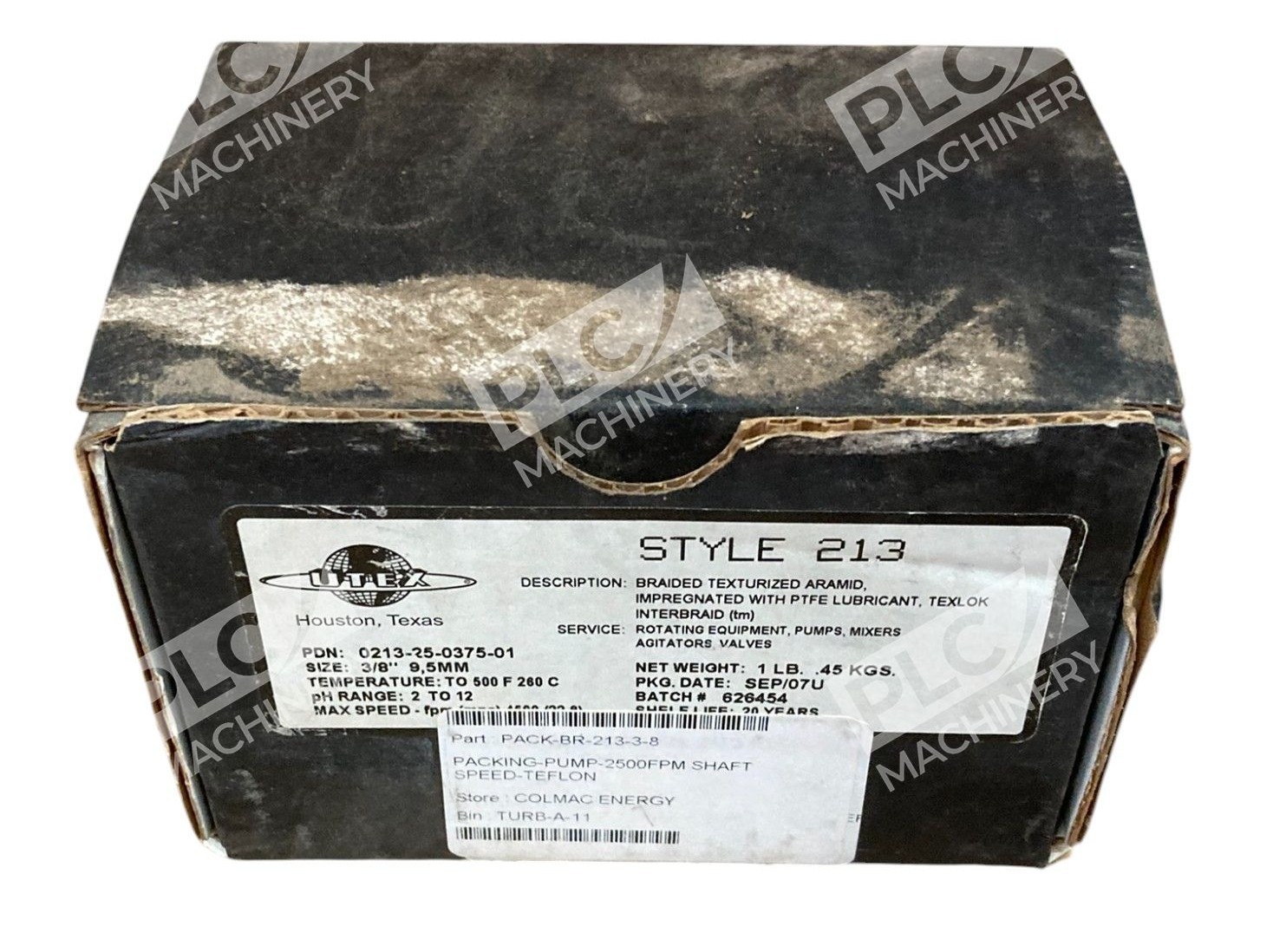 UTEX Style 213 3/8" 9.5mm Texlok Interbraid 0213-25-0375-01