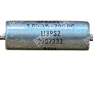 Vintage Sprague 118PS2 Metallized Paper Capacitor 200DC 30 F 297782056876