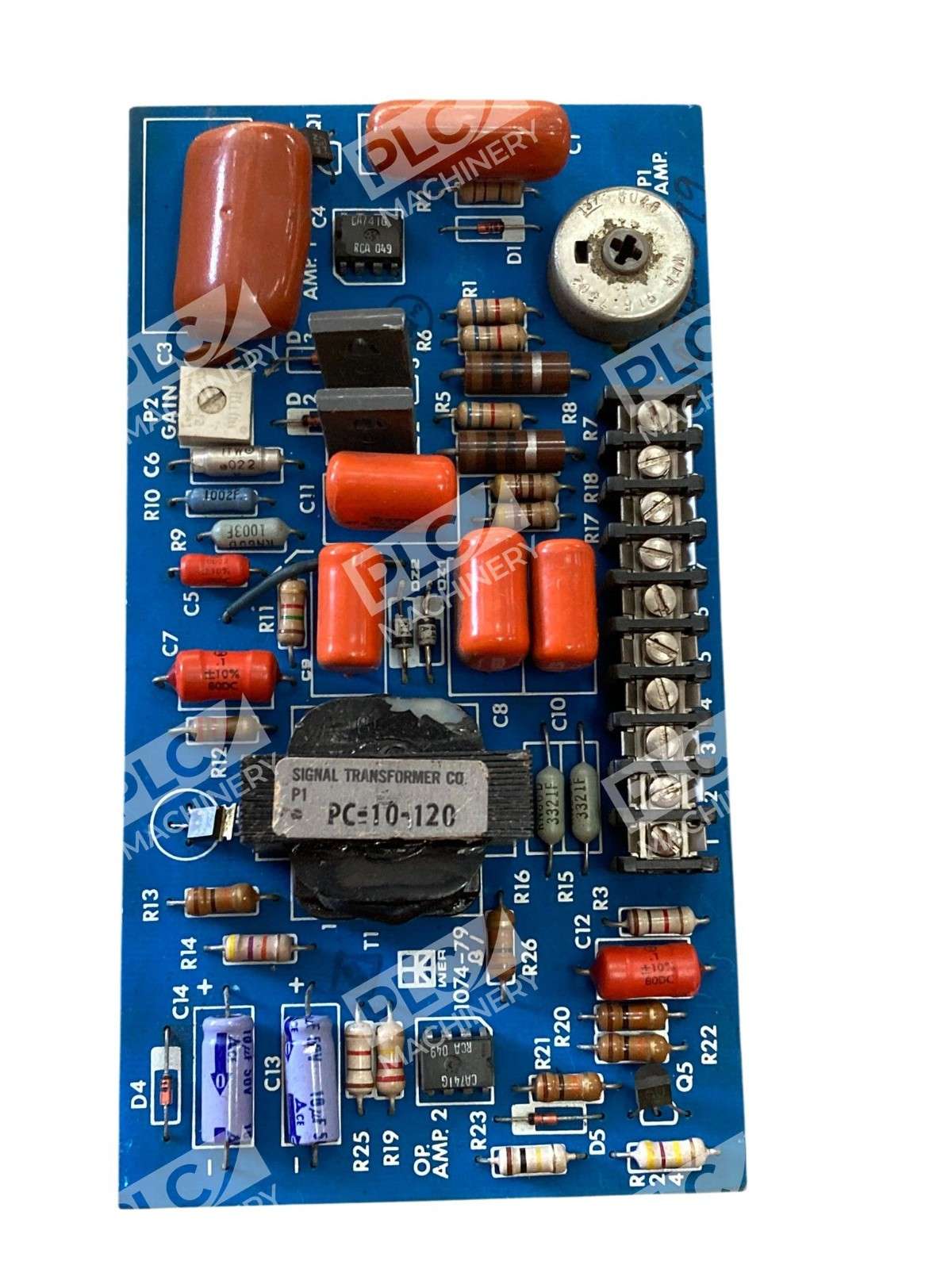 WER 1074-79 / 1074-079 High Power Audio Amplifier Circuit Board Assembled Module - Image 3