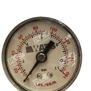 Watts 0 160 LBSSQIN 0 11 BAR Pressure Gauge