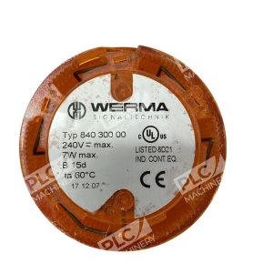 Werma Signaltechnik 7W Amber Stack Light 840 300 00 226635362776