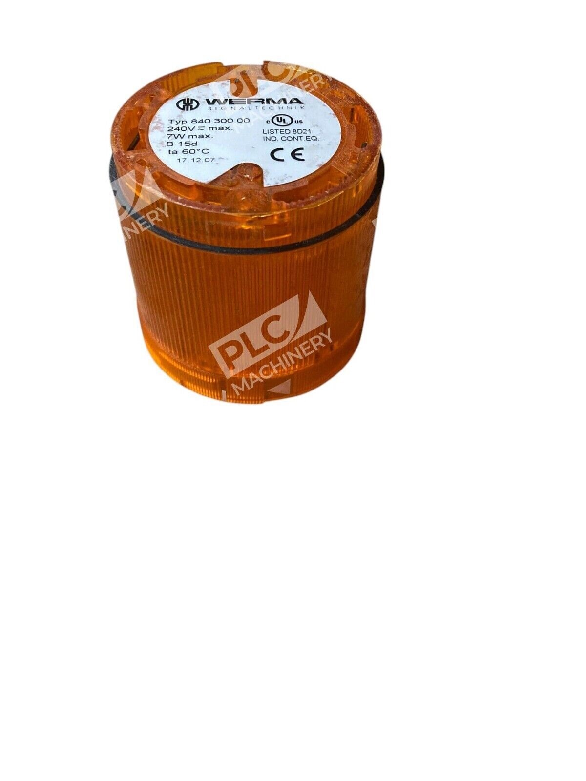 Werma Signaltechnik 7W Amber Stack Light 840-300-00