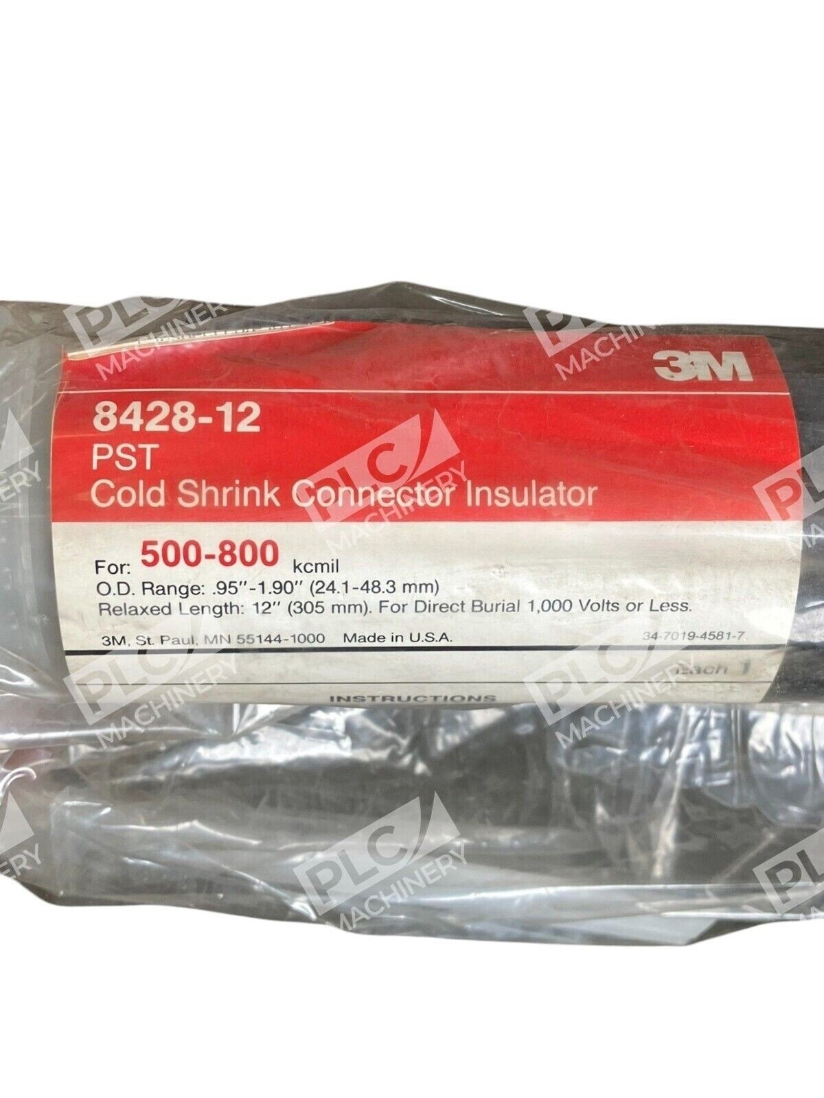 3M PST Cold Shrink Connector Insulator 8428-12 - Image 3