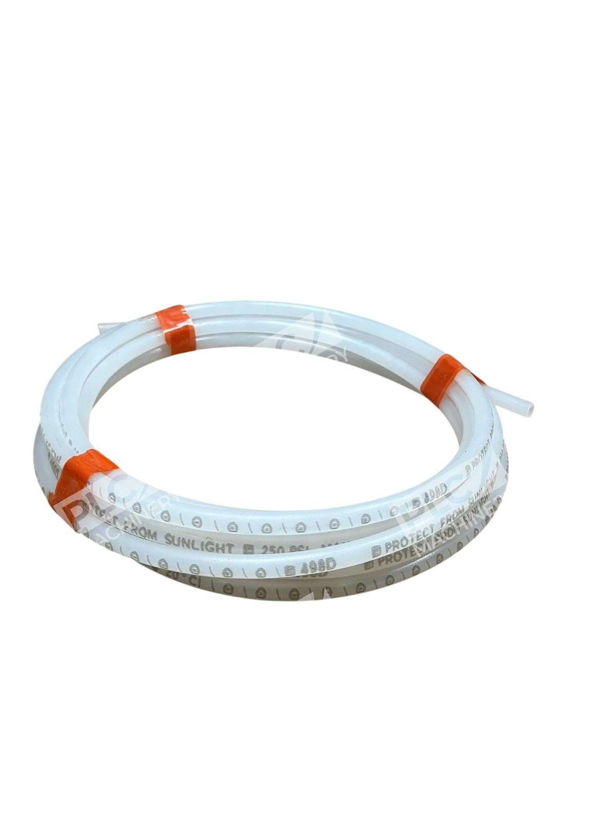 498D White Flexible PVC Tubing Protect From Sunlight 250 PSI