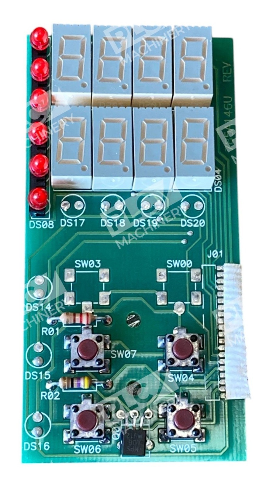 560A116U01 8 Digit Digital Counter Circuit Board 785A146U