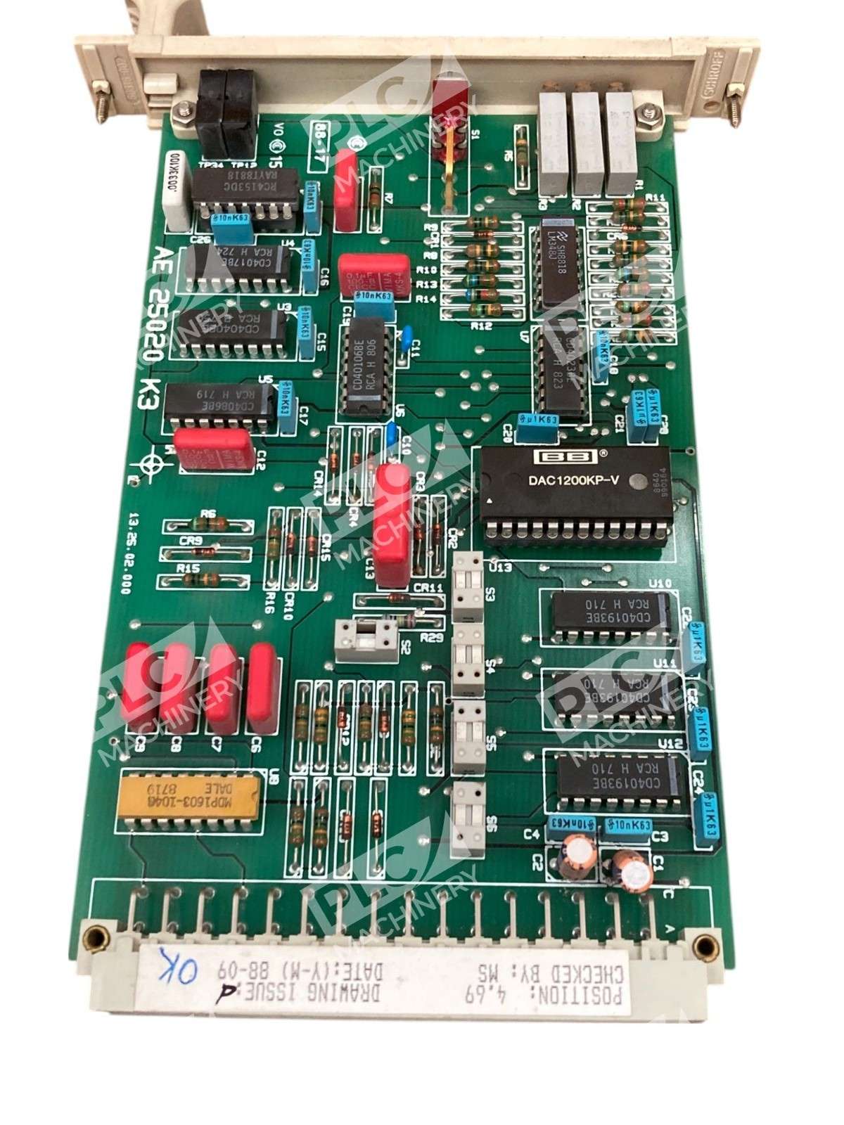 ABB 720087-1 Position 4.69 AE 25020 K3 Turbine Controller Circuit Board 720087 - Image 4