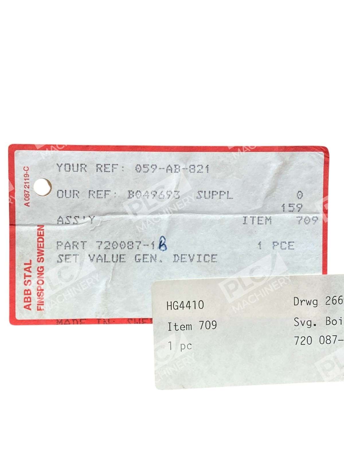 ABB AE 25020 K3 Stal Set Value Gen. Device 720087-1 - Image 3