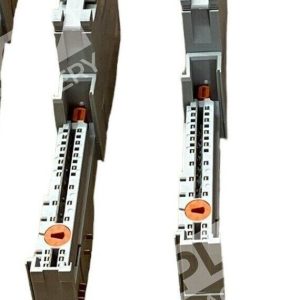 Allen Bradley 1734-MB /A Mounting Base w/ 1734-RTBS /A Terminal Block (lot of 2)