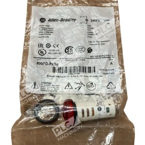 Allen Bradley 800FD P4D3 A Pilot Light Red