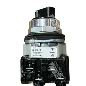 Allen Bradley 800T-J2 /T 3 Position Selector Switch w/ Contact Block 800TC-XA /D