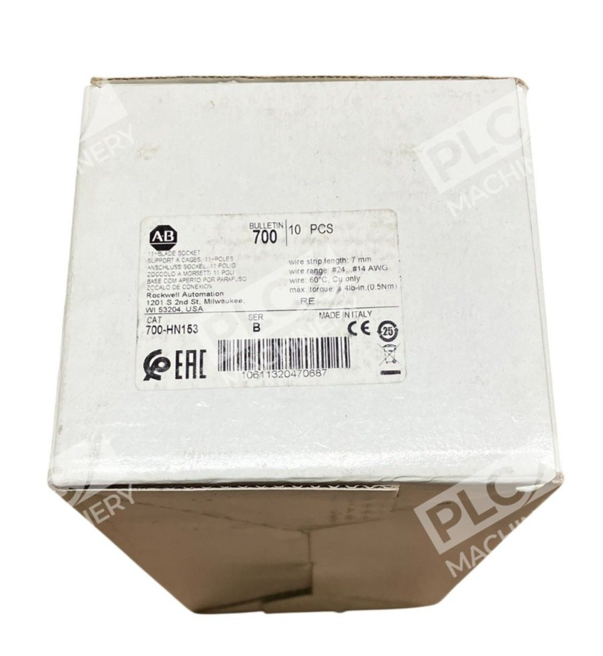 Allen Bradley AB 11-Blade Socket 700-HN153 /B (Box of 10)