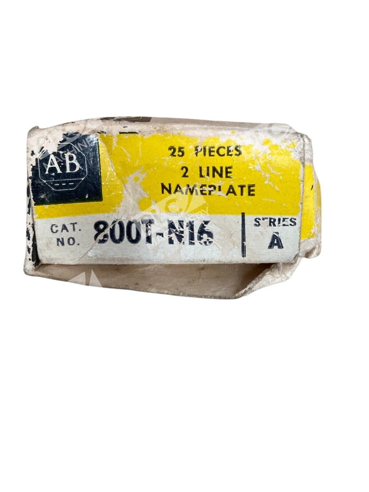 Allen Bradley AB 2 Line Nameplate Box of 25 800T-N16 /A