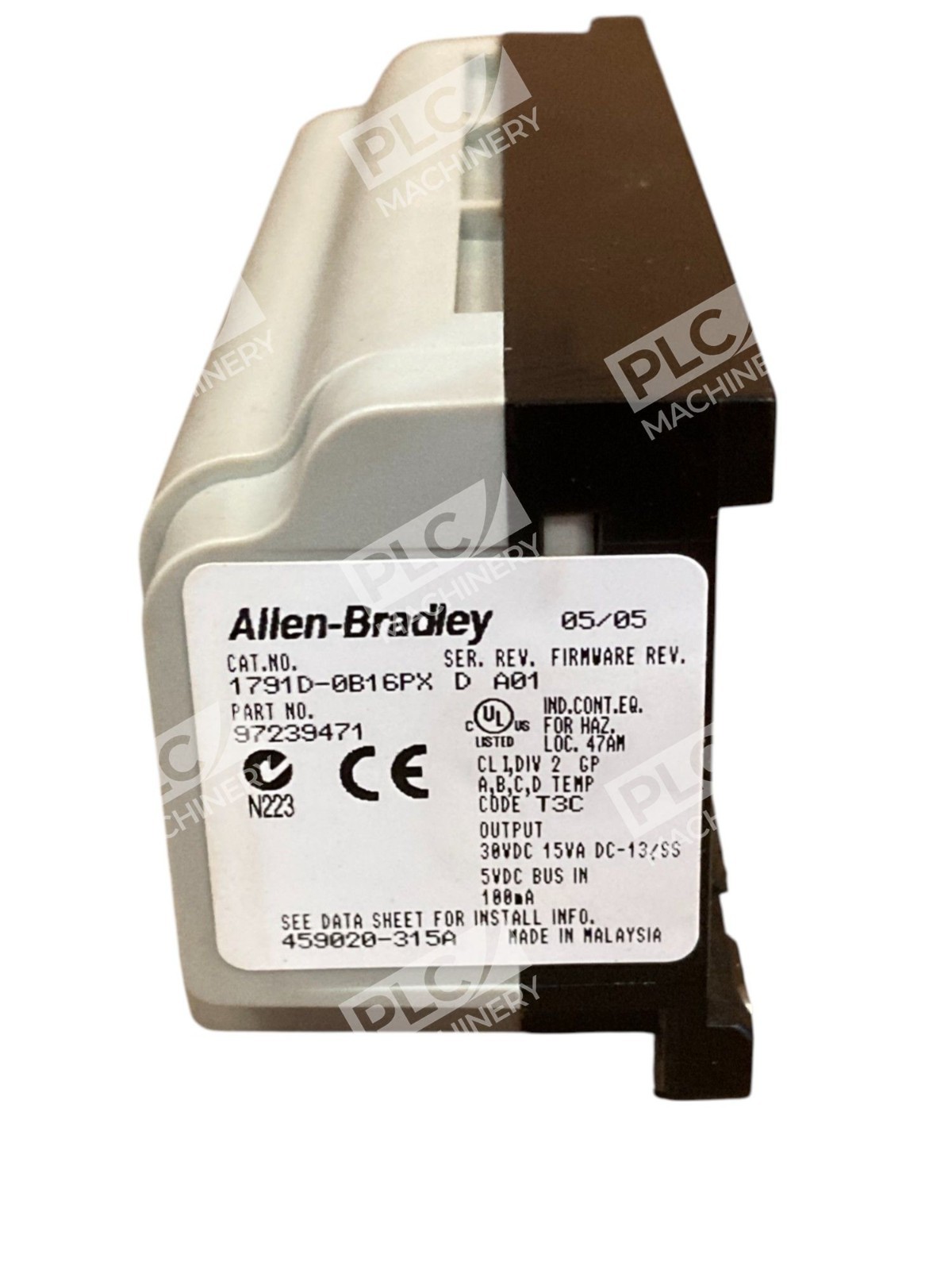 Allen Bradley AB 97239471 Compact Block I/O 1791D-0B16PX /D - Image 6