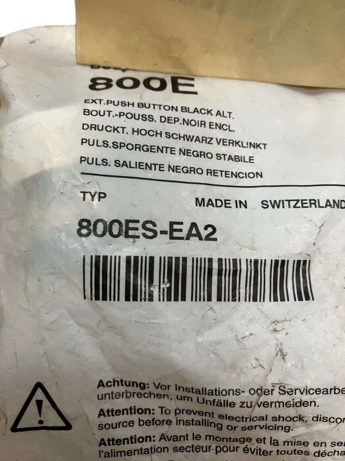 Allen Bradley Ext Push Button Black 800ES-EA2 /A - Image 3