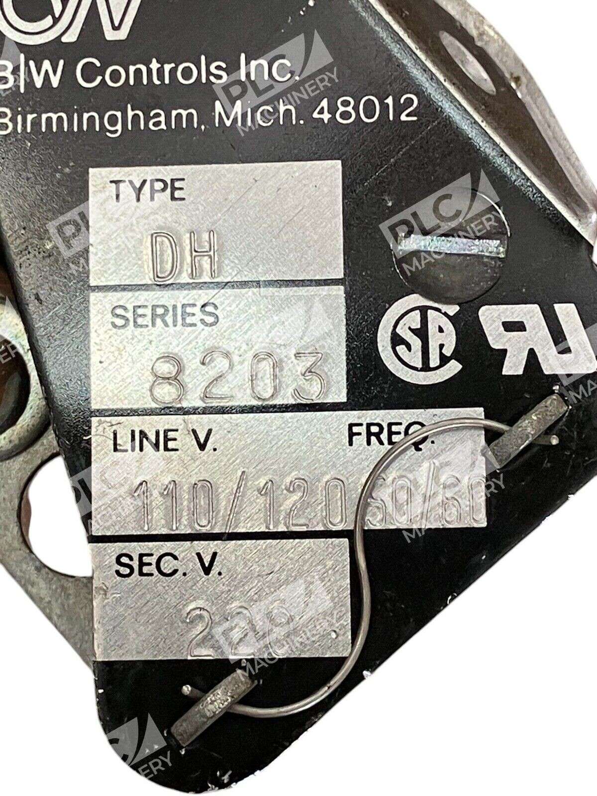 BW Controls 110/120V 50/60Hz 220SecV DH-8203 - Image 4