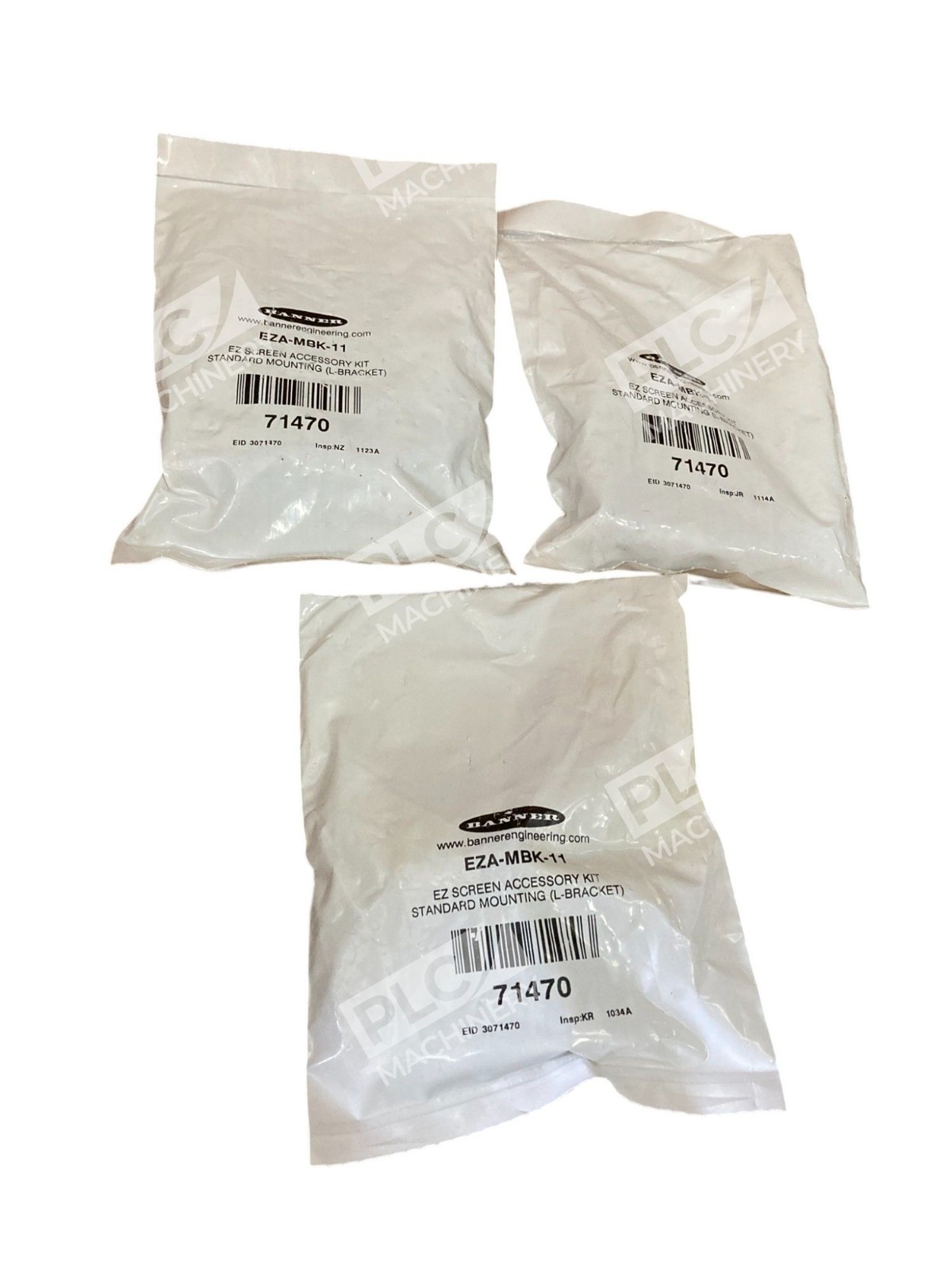 Banner 71470 EZ-Screen Accessory Kit Standard Mounting EZA-MBK-11 (lot of 3)