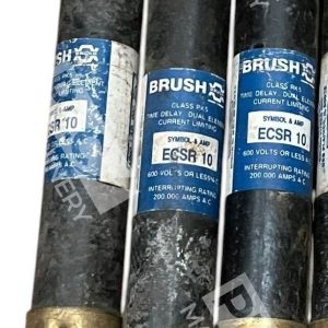 Brush 10A 600V Fuse ECSR10 lot of 3
