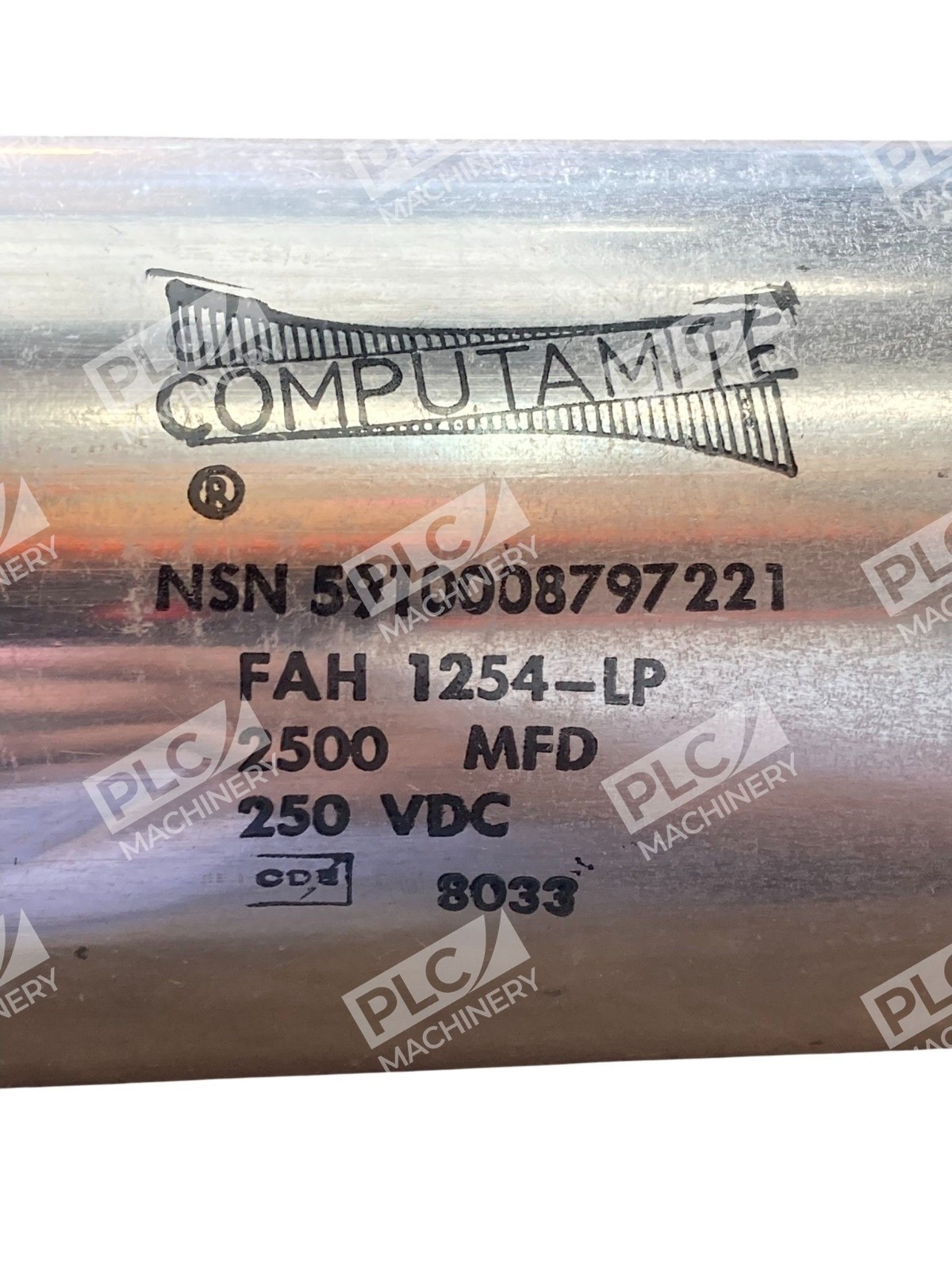Computamite NSN 5910008797221 2500MFD 250VDC Capacitor FAH 1254-LP - Image 4