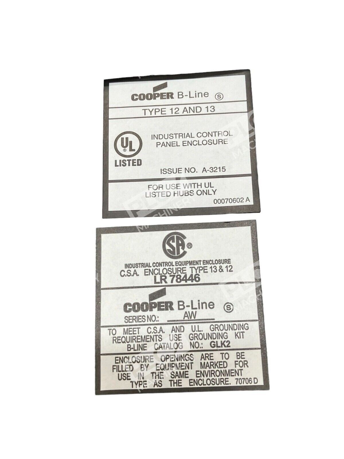 Cooper B-Line 644-12CHC Type 12 Continuous Hinge JIC Enclosure 6x4x4 - Image 7